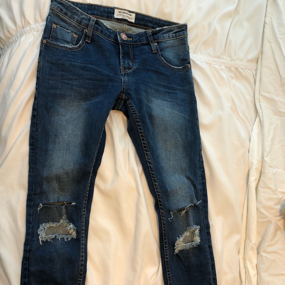 One Teaspoon size 27 dark wash